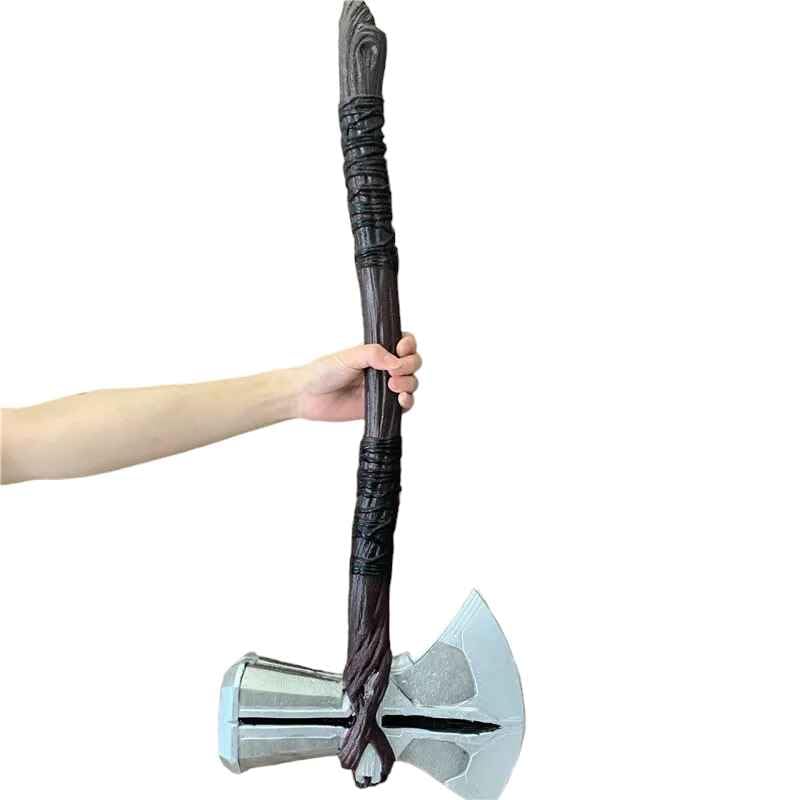 God Of Thunder Thor Life Size Storm Breaker Replica Hammer Cosplay Collectible