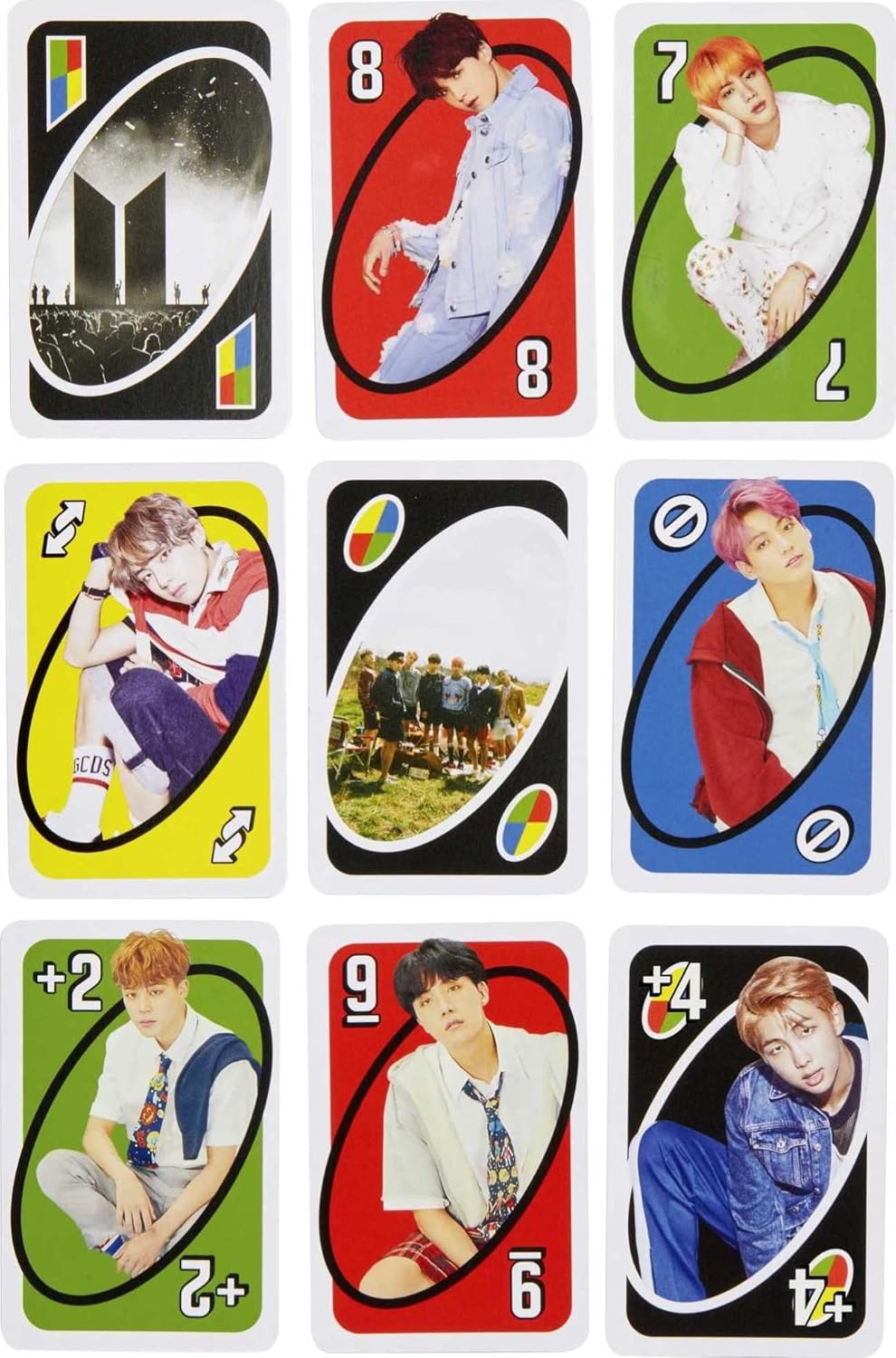 Mattel Games UNO BTS themed Card For BTS KPOP Fans