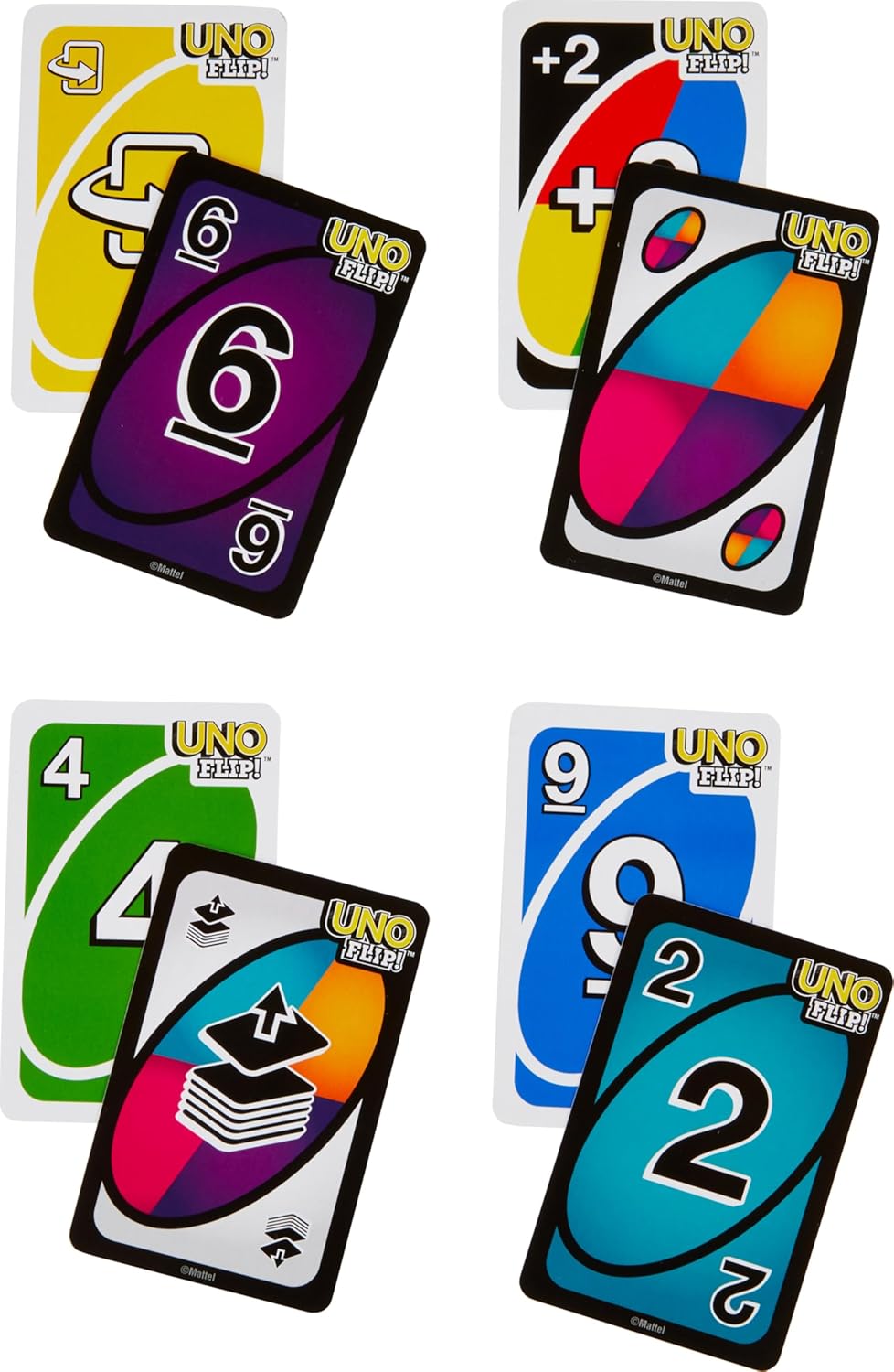 UNO Kid Mattel Games Uno Flip Side Card Game