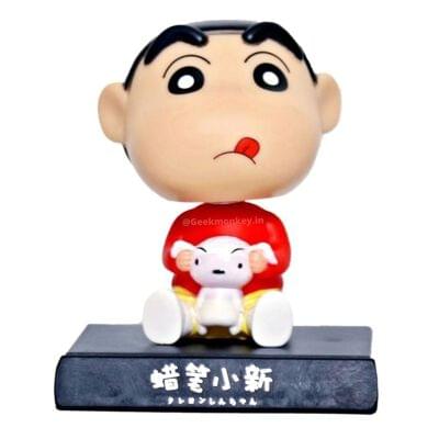 Shinchan with Shiro Bobblehead