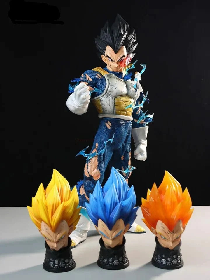 Epic Battle Vegeta Figure with 4 Interchangeable Forms – 45 cm | DBZ-Inspired