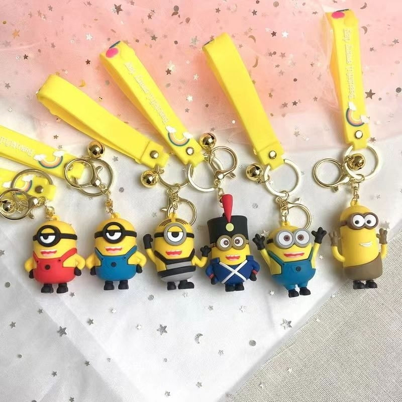Minions Rubber Keychain