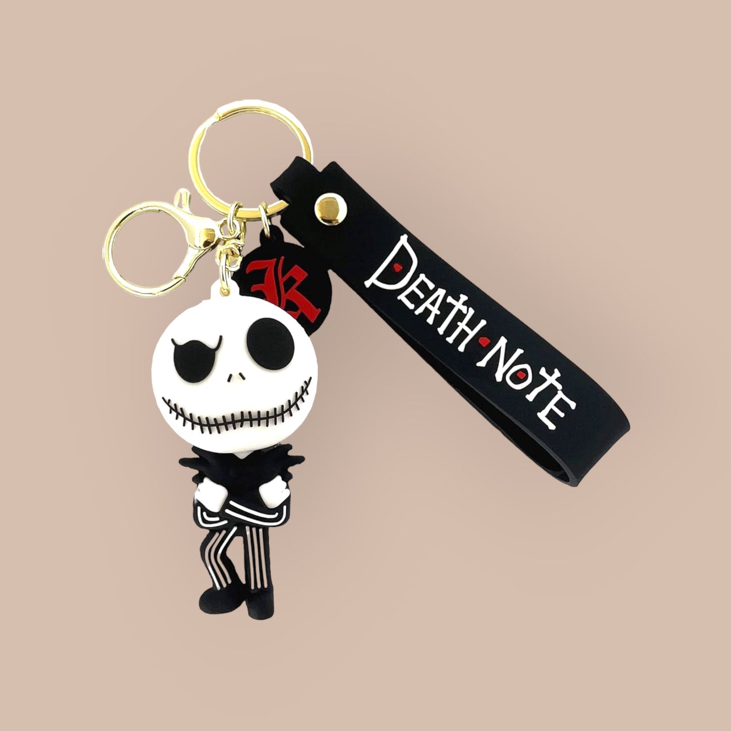 Death Note Rubber Keychain
