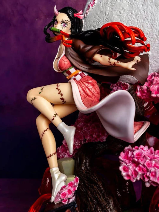 Nezuko Kamado "Moonlit Blossom" Awakened Form Statue