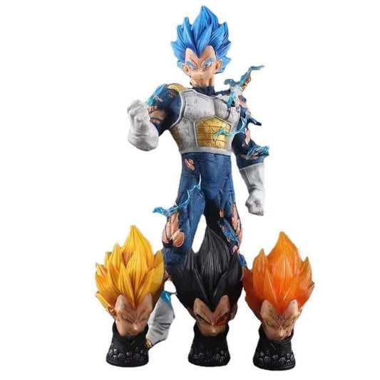 Epic Battle Vegeta Figure with 4 Interchangeable Forms – 45 cm | DBZ-Inspired